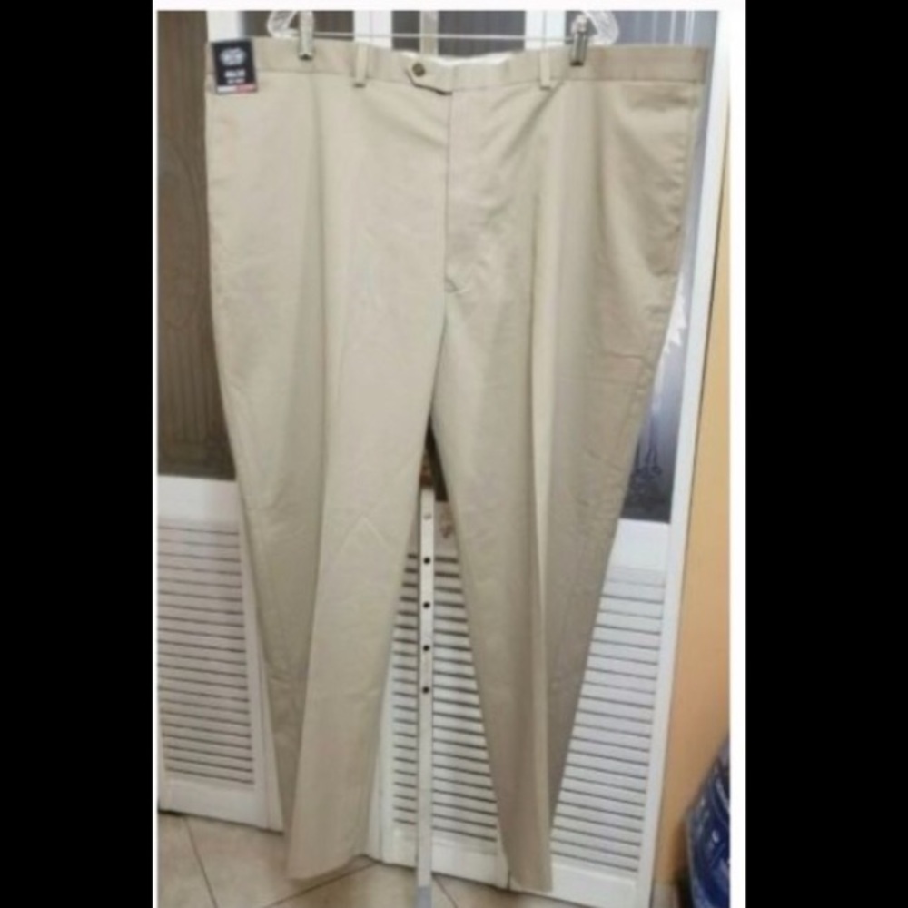 Roundtree & Yorke NEW Men's Flat Front Pants